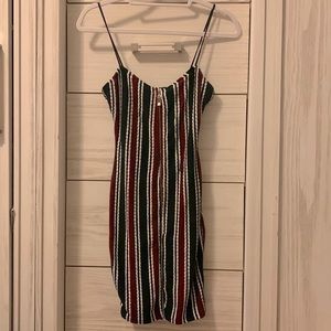 Zipper bodycon dress